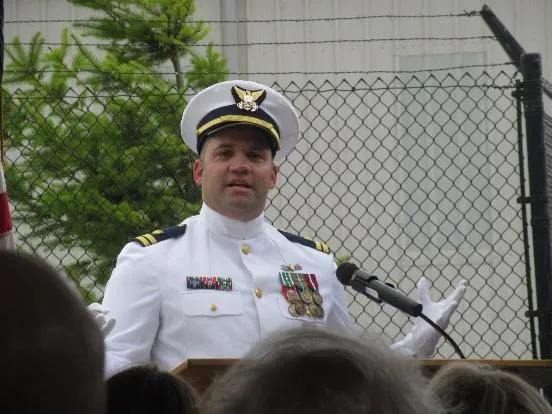 LT Terrell Sisk. U.S. Coast Guard Photo by Peter Border.