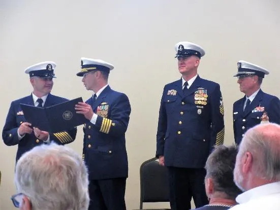 Change of Command Ceremony, USCGC Sea Lion. U.S. Coast Guard Photo by Peter Border.