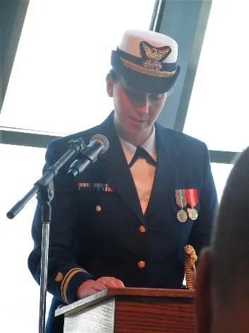 LT Armbrecht. U.S. Coast Guard Photo by Peter Border.