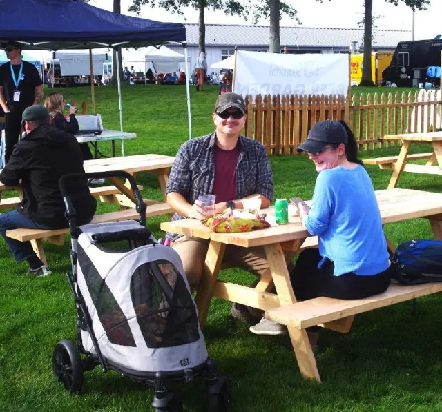 Auxiliary Members attending SeaFeast event. US Coast Guard photo by Peter Border