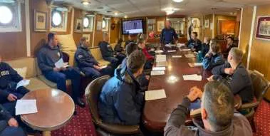 Aboard the USCGC Eagle
