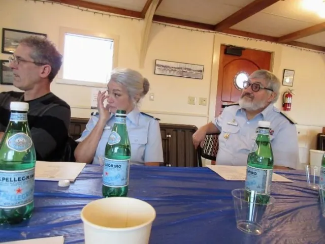 Auxiliary members at the Flotilla 11 Change of Watch