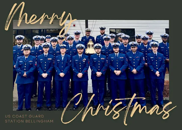 Bellingham, Wash – USCG Station Bellingham Christmas card. US Coast Guard photo by USCG Sta Bellingham.