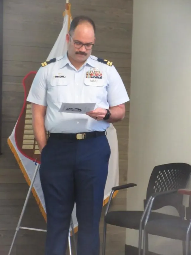 Flotilla 11’s Change of Watch Ceremony, January 17, 2026. U.S. Coast Guard photo.