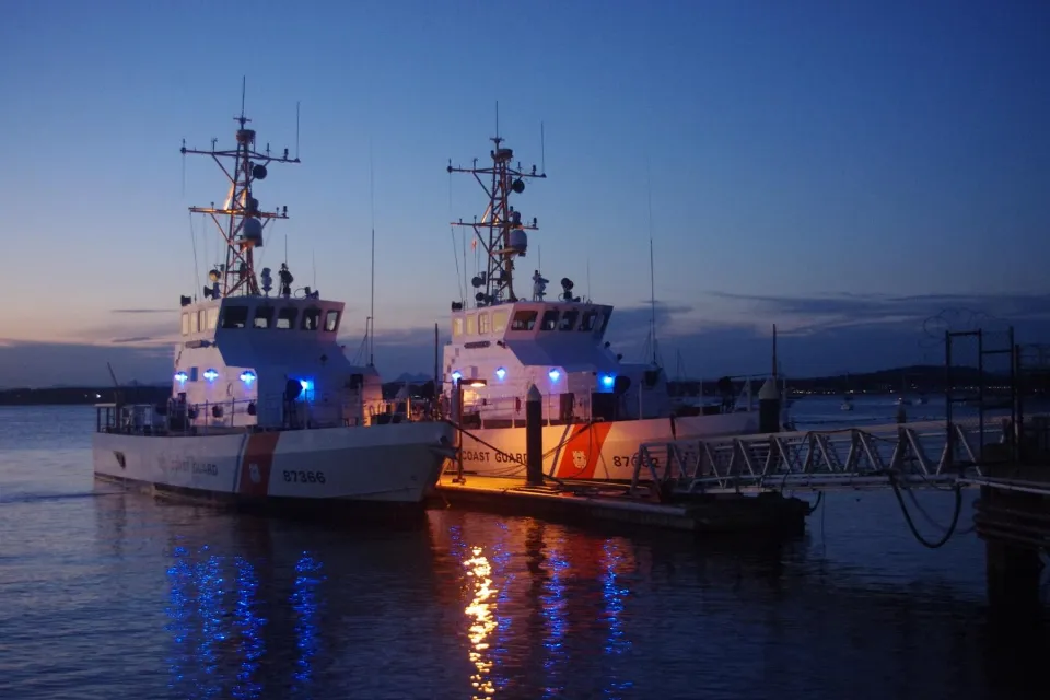 BELLINGHAM, Wash. - U.S. Coast Guard Cutters Terrapin and Sea Lion at Fairhaven. U.S. Coast Guard Photo by Peter Border
