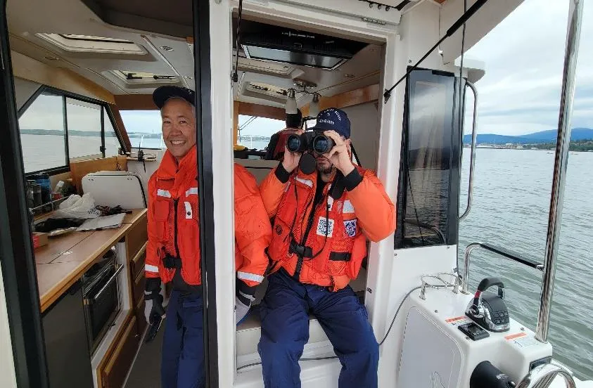 Bellingham, Wash – Auxiliary facility performing a Sea to Ski safety patrol. US Coast Guard photos.