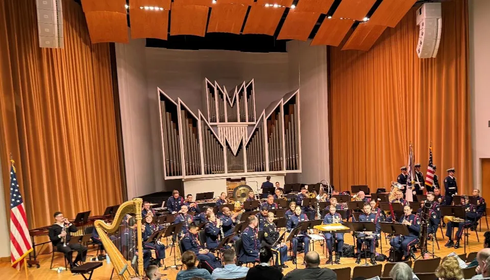 Bellingham, Wash – US Coast Guard Band performing at WWU. US Coast Guard photo by Mike Hayner.