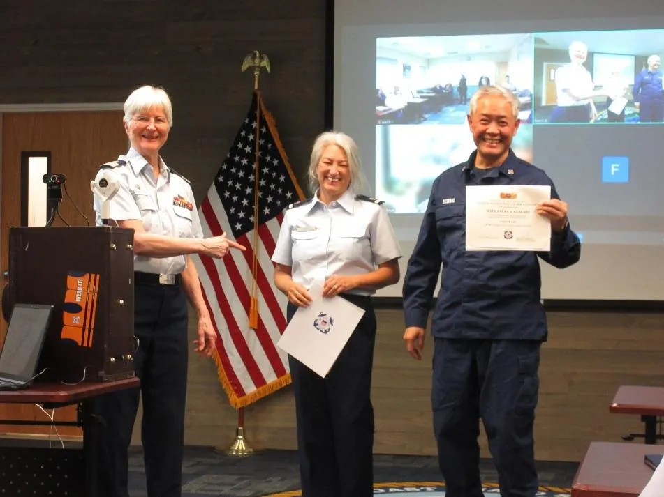 Bellingham, Wash – Auxiliary Flotilla meeting in November. US Coast Guard photos by Peter Border.
